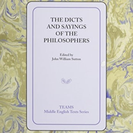 The Dicts and Sayings of the Philosophers