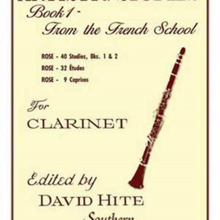 Artistic Studies Book 1 French School Clarinet