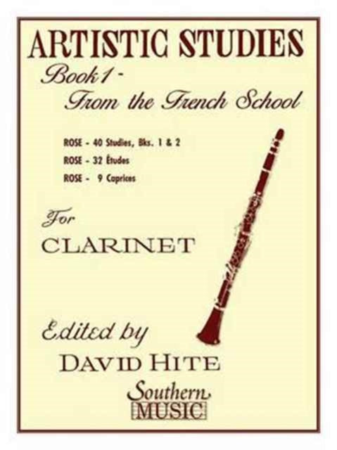 Artistic Studies Book 1 French School Clarinet