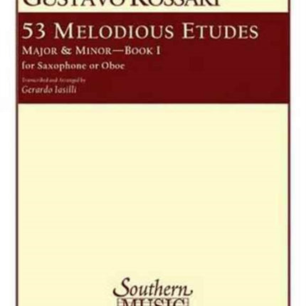 FIFTY THREE MELODIOUS ETUDES BK 1