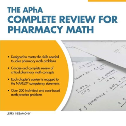 The Apha Complete Review for Pharmacy Math