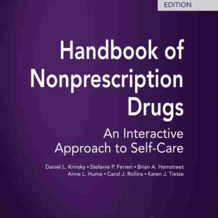 Handbook of Nonprescription Drugs: An Interactive