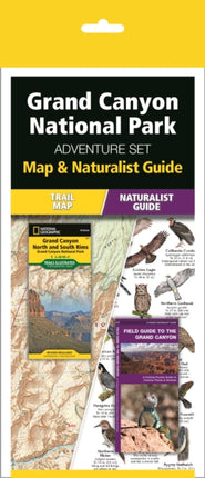 Grand Canyon National Park Adventure Set: Map & Naturalist Guide