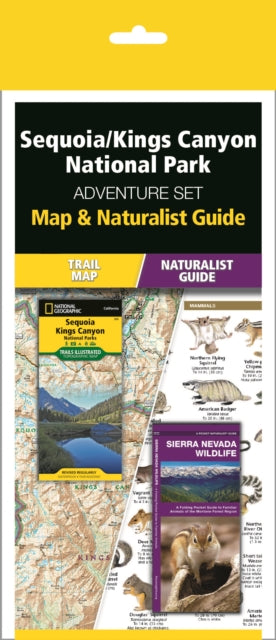 Sequoia/Kings Canyon National Park Adventure Set: Map & Naturalist Guide