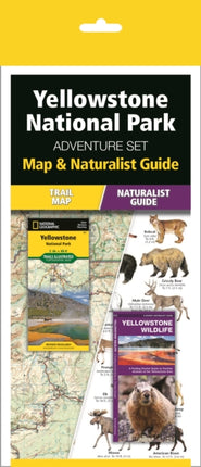 Yellowstone National Park Adventure Set: Map and Naturalist Guide