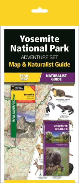 Yosemite National Park Adventure Set: Map & Naturalist Guide