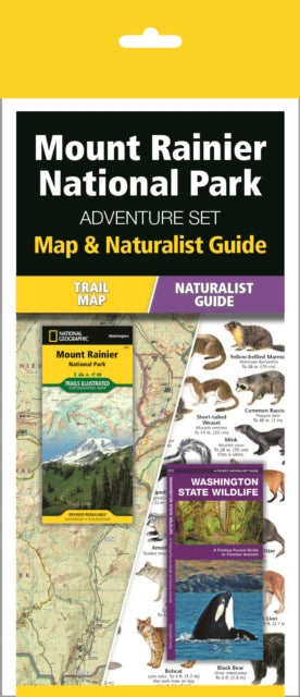 Mt. Rainier National Park Adventure Set: Map & Naturalist Guide