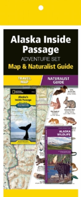 Alaska Inside Passage Adventure Set: Map & Naturalist Guide