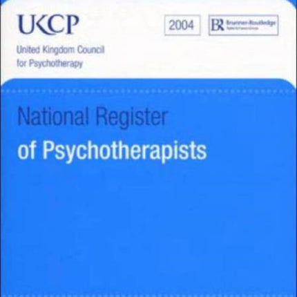 National Register of Psychotherapists 2004