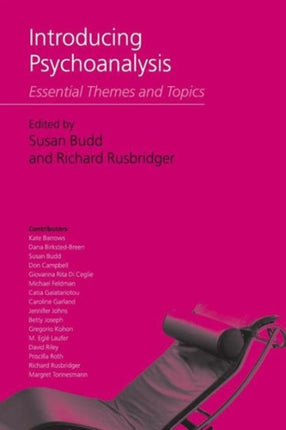 Introducing Psychoanalysis: Essential Themes and