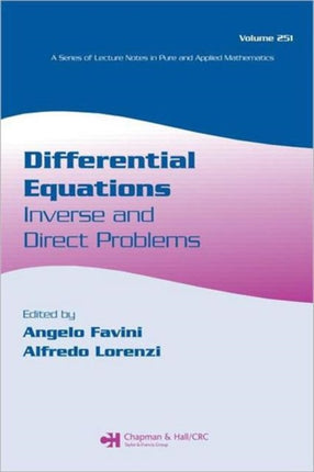 Differential Equations: Inverse and Direct Problems