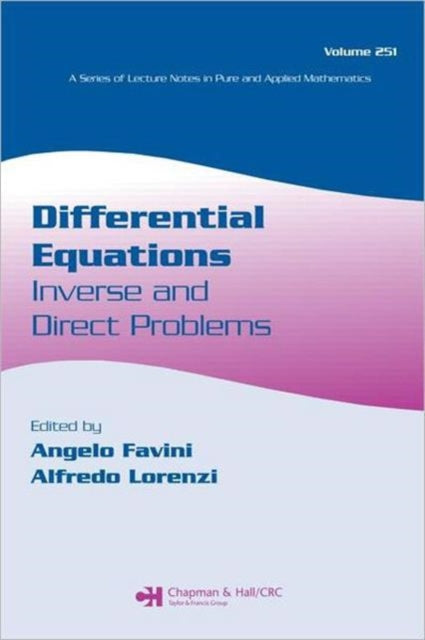 Differential Equations: Inverse and Direct Problems