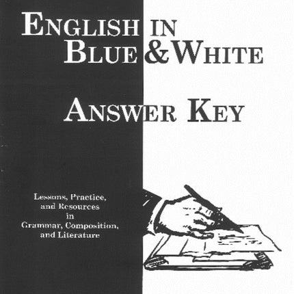 English in Blue & White: Answer Key