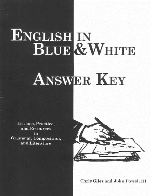 English in Blue & White: Answer Key