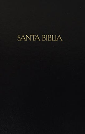 RVR 1960KJV Biblia Bilingue Letra Grande negro tapa dura