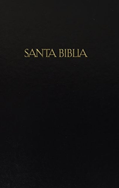 RVR 1960KJV Biblia Bilingue Letra Grande negro tapa dura