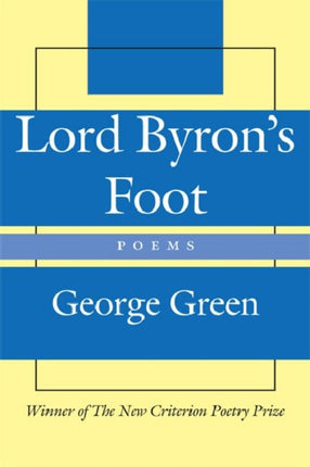 Lord Byron`s Foot – Poems