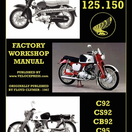 Honda Motorcycles Workshop Manual 125-150 Twins 1959-1966