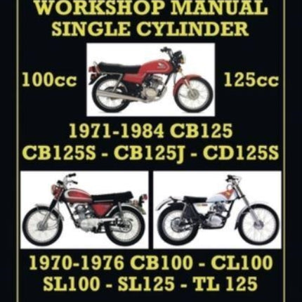 HONDA 100cc & 125cc SINGLE CYLINDER 1970-1984 WORKSHOP MANUAL