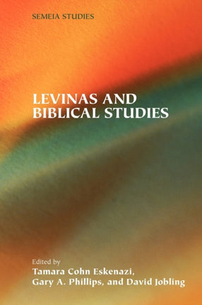 Levinas and Biblical Studies