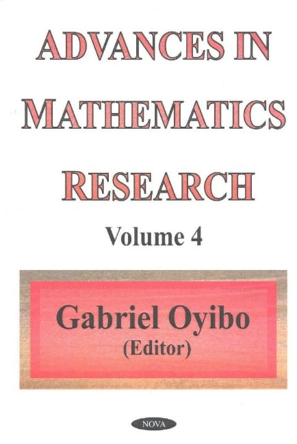 Advances in Mathematics Research: Volume 4