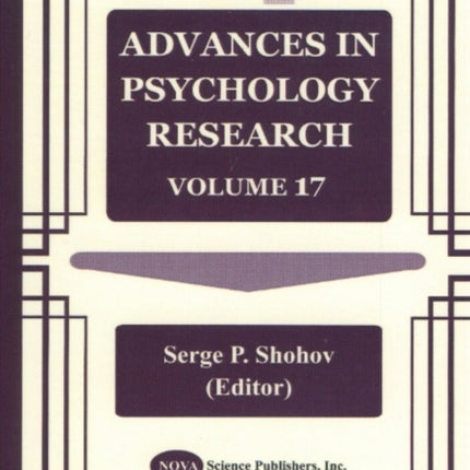 Advances in Psychology Research: Volume 17