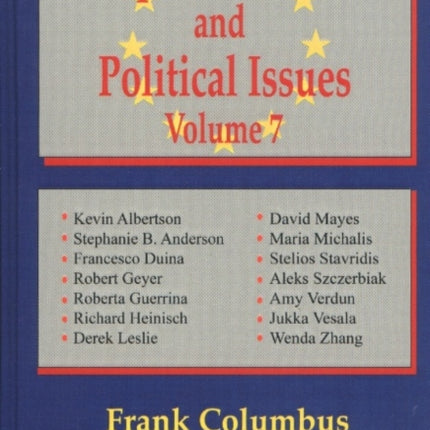 European Economic & Political Issues, Volume 7