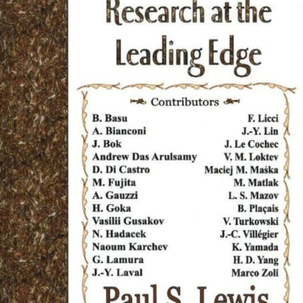 Superconductivity Research at the Leading Edge