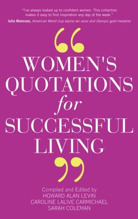 Women's Quotations for Successful Living