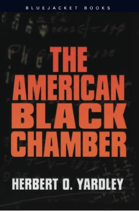 The American Black Chamber Bluejacket Books