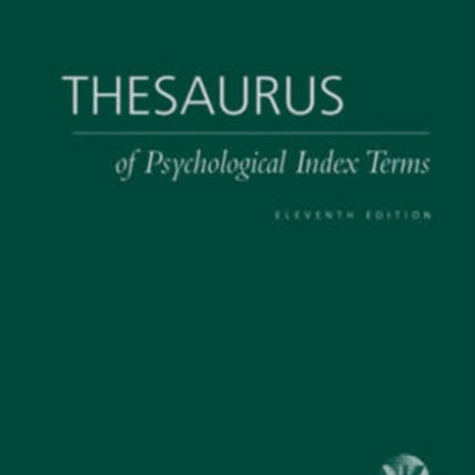 Thesaurus of Psychological Index Terms®