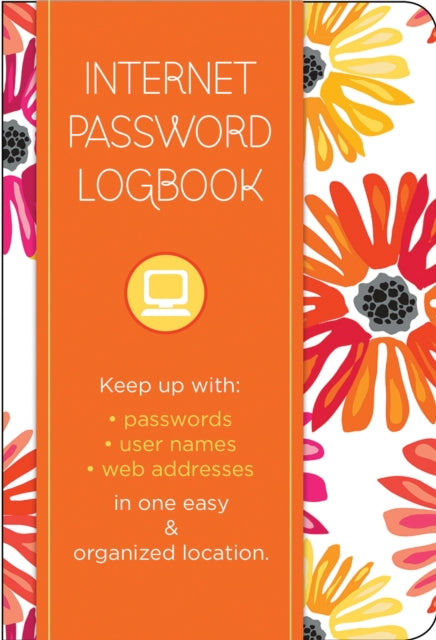 Internet Password Logbook  Botanical Edition
