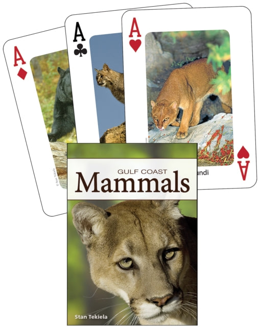 Mammals of the Gulf Coast Playing Cards