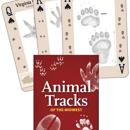 Animal Tracks of the Midwest Playing Cards