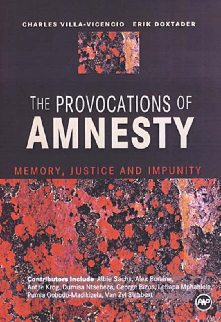 The Provocations Of Amnesty: Memory, Justice and Impunity