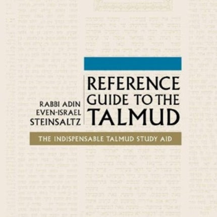 A Reference Guide to the Talmud