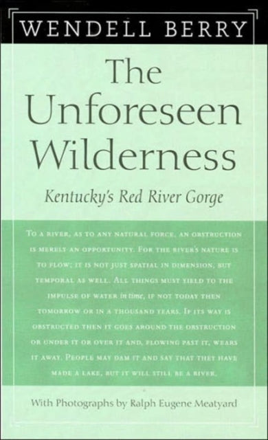 The Unforeseen Wilderness: Kentucky's Red River Gorge