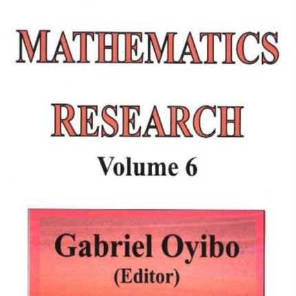 Advances in Mathematics Research: Volume 6