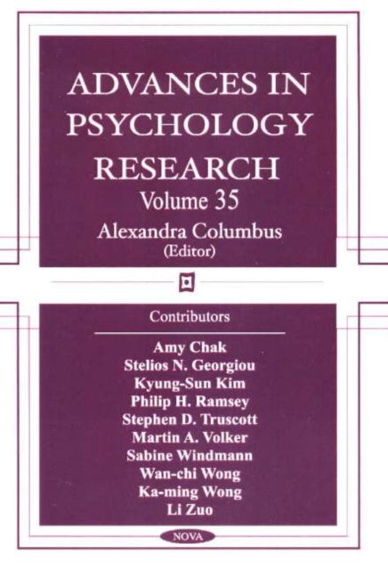 Advances in Psychology Research: Volume 35