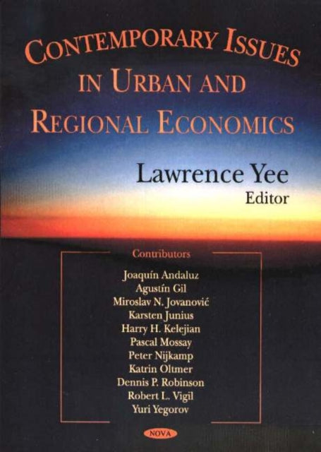 Contemporary Issues in Urban & Regional Economics