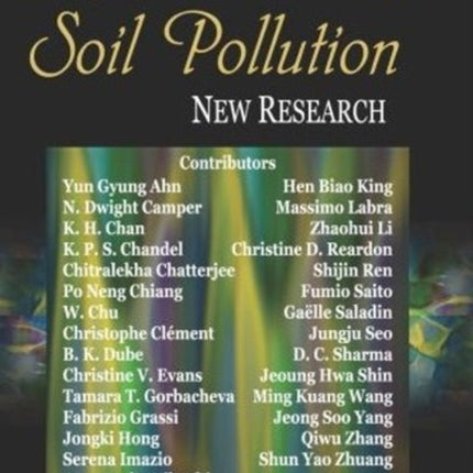 Agriculture & Soil Pollution: New Research