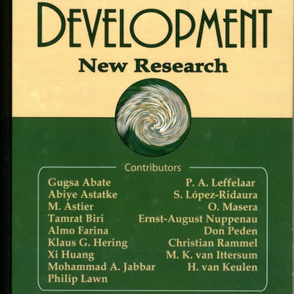 Sustainable Development: New Research