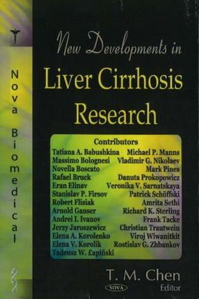 New Devleopments in Liver Cirrhosis Research