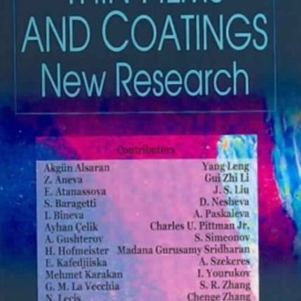 Thin Films & Coatings: New Research