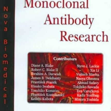 Trends in Monoclonal Antibody Research