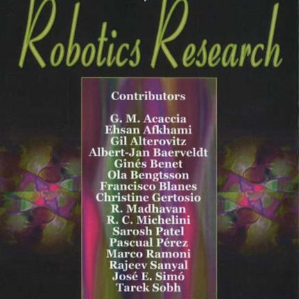 New Developments in Robotics Research