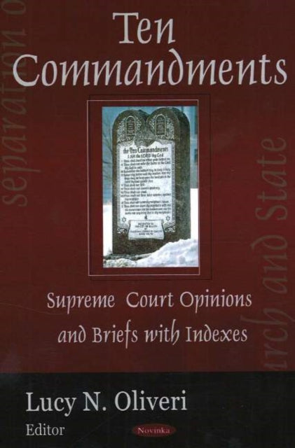 Ten Commandments: Supreme Court Opinion & Briefs