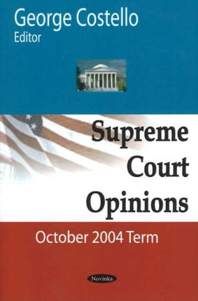 Supreme Court Opinions: October 2004 Term