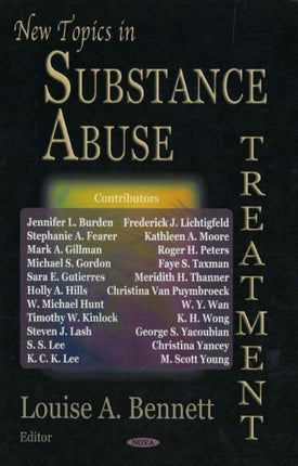 New Topics in Substance Abuse Treatment