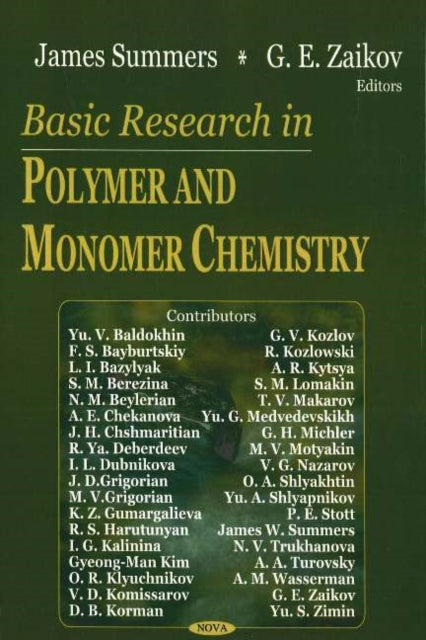 Basic Research in Polymer & Monomer Chemistry